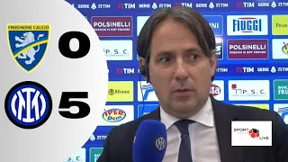 FROSINONE - INTER 0-5, S.  INZAGHI POST GARA 10-05-24