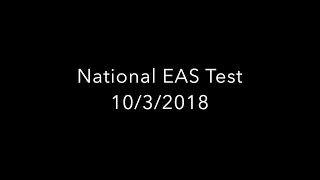 National EAS test 2018 EAS#98