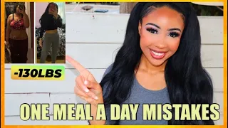 MISTAKES YOU ARE MAKING EATING OMAD (ONE MEAL A DAY) | Biggest OMAD Mistakes | Rosa Charice