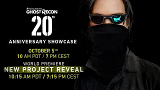 New Ghost Recon Project, and 20th Anniversary Plans are being revealed on October 5th