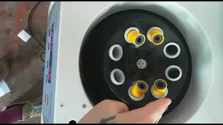 PRP centrifuge operation video