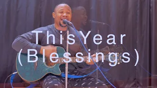 This Year (Blessings) Acoustic Guitar Cover | Victor Thompson| Austine Okeke