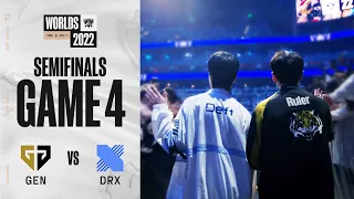 Good Game Well Played | GEN vs. DRX 게임4 하이라이트 | Semi Finals | 10.31 | 2022 월드 챔피언십