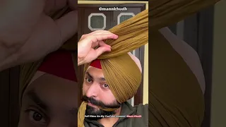 Best Trick For 2nd & 3rd Turn in Turban | Full Video on My Channel- Mann Khudh | Wattan Wali Pagg