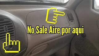 Porque no sale Aire Acondicionado Ford f150