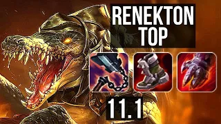 RENEKTON vs ORNN (TOP) | Rank 5 Renekton, 6/2/7 | EUW Master | v11.1