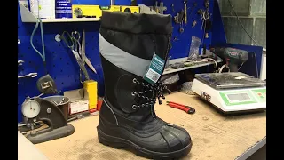 Обзор зимней рабочей обуви Муромец на минус 30 и ниже. Зимняя рабочая обувь.