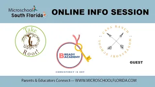 Utilizing Community Resources, Microschool Info Meeting