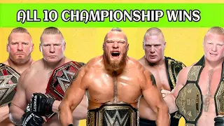 Brock Lesnar All Championships Wins