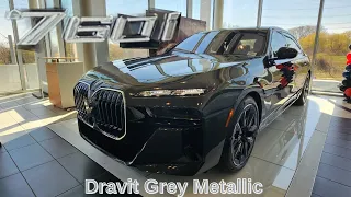 NEW ARRIVAL!  2023 BMW 760i xDrive Dravit Grey Metallic on Tartufo