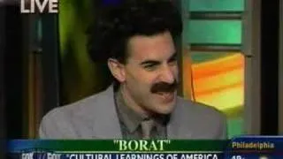 Interview about BORAT on Fox and Friends
