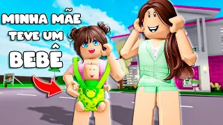 MINHA MÃE TEVE UM BEBÊ E VIREI IRMÃ MAIS VELHA  | Historinhas Brookhaven RP | Roblox