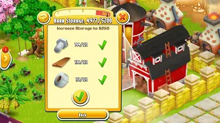 Increasing Barn Storage to 5250 | Hay Day 🤩