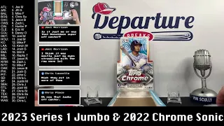 2022 Topps Chrome Sonic Lite & 2023 Topps Series 1 Jumbo -- Random Teams