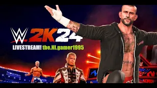 WWE 2K24 fun and mad match ups livestream! #wwe #wwe2k24