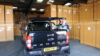 Ford Ranger Tonneau Lid Top Up Cover With Styling Bar