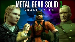 Metal Gear Solid 3 (MGS3) Movie HD 60fps PS3 All Cutscenes with Secrets