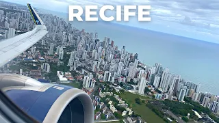 Decolando de Recife no Airbus A320neo da Azul!