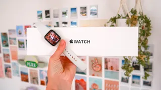 Apple Watch SE 2022 unboxing + set up 🩷