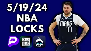 NBA PLAYER PROP PRIZEPICKS/SLEEPER LOCKS - 5/19/24 - FREE PICKS - BEST NBA PLAYOFF PLAYER PROP BETS