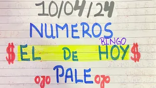 NUMEROS PERFECTO PARA HOY 10/04/24 DE ABRIL 2024 , NUMEROS PARA LOTERIAS