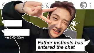 bang chan, father of 7 kids