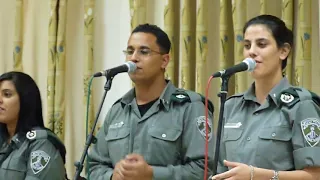 The Israeli Border Police singing for Birthright Sachlav!