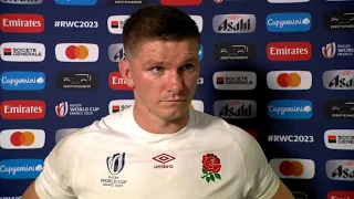 Owen Farrell and Steve Borthwick assess England's narrow win over Samoa | ITV Sport