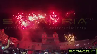 Show Pirotécnico Fiesta de la Luz Quito 2018