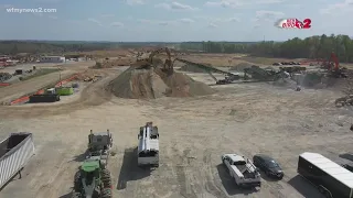 Construction crews making progress at Greensboro-Randolph Megasite