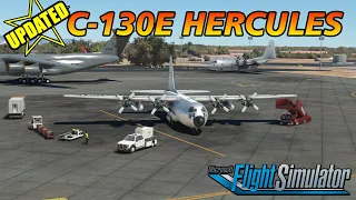 Updated C-130E Hercules by Captain Sim Realistic Cinematic Views MSFS2020