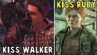 Aasim Kiss Walker vs Kiss Ruby - All Choices - The Walking Dead The Final Season Episode 2