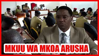 🅻🅸🆅🅴 :PAUL MAKONDA  NA UONGOZI WA POLISI MKOA WA ARUSHA WANAKIKAO KIZITO.