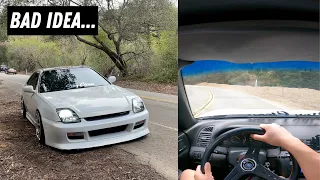 TOUGE in my SLAMMED Honda Prelude (POV)