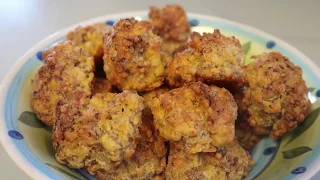 The Trick to Great Sausage & Cheese Balls