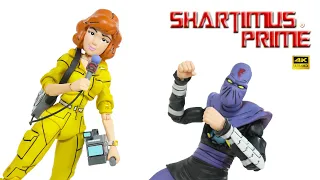 TMNT April O'Neil & Bashed Foot Soldier Ninja Turtles Cartoon NECA Toys 2-Pack Action Figure Review