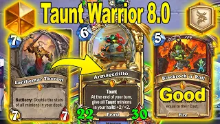 My NEW Taunt Warrior 8.0 Deck That's Surprisingly Good At Showdown in the Badlands | Hearthstone
