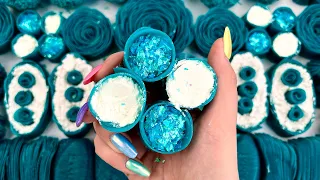 ASMR Crushing soap boxes with starch and glitter 💙 soap plates 💙 Cutting soap cubes 💙