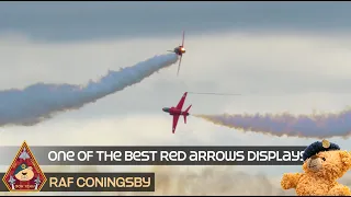 THIS HAS TO BE ONE OF THE BEST RED ARROWS DISPLAYS WE'VE EVER SEEN WITH ONLY 5 HAWKS! RAF CONINGSBY