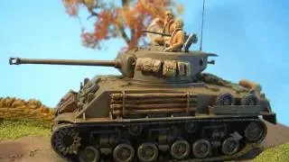 TRUMPETER 1/72 Sherman M4A3E8 (T66 Track) - A Building Review