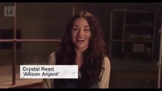 Crystal Reed on set of Teen Wolf Season 5B