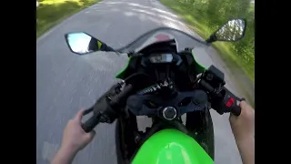 Kawasaki ninja 125 Test ride