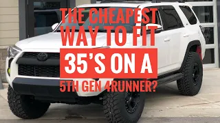 5th Gen 4Runner 35" Tire Fitment...CHEAPEST WAY?