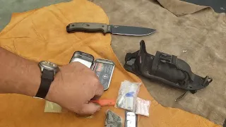 ESEE 6 Pouch and Survival Kit