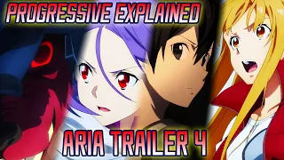 SAO Progressive Aria of a Starless Night Trailer 4 EXPLAINED! | Gamerturk Progressive