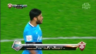 Hulk's goal. Terek vs Zenit | RPL 2015/16