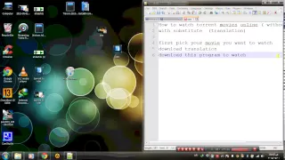How to watch torrent movies online ( without download ) with substitute  (translation)