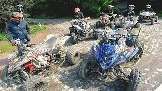 7 yamaha raptor dans la boues !!