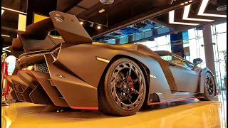 The King of Lamborghinis is Here!  LAMBORGHINI VENENO ROADSTER  - Closer Look at F1RST MOTORS DUBAI