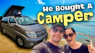 We Bought Our FIRST EVER Campervan! | Nissan Elgrand E51 Conversion